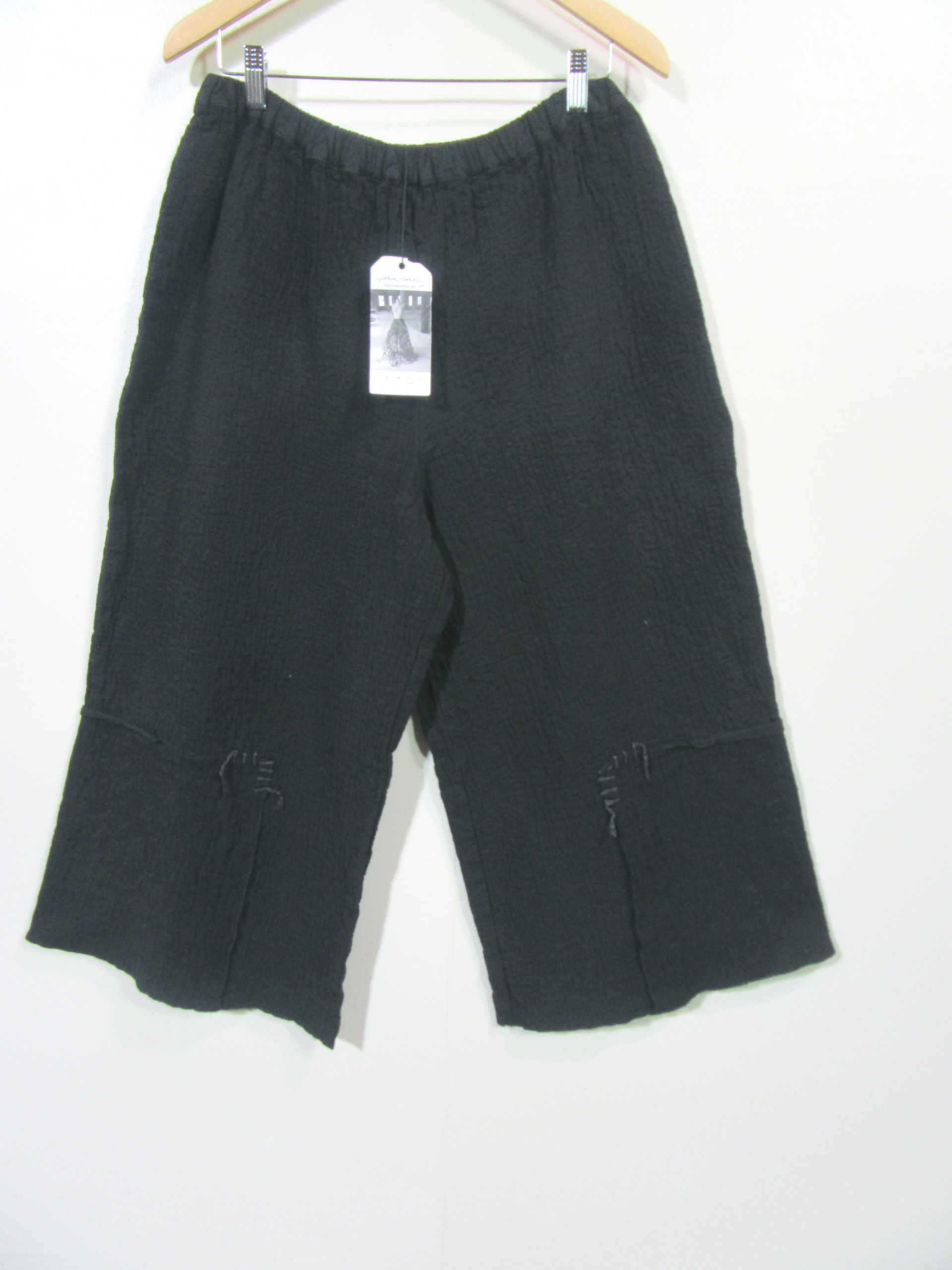 NWT CYNTHIA ASHBY TEXTURED WINTER COTTON CARGO PANTS IN SMUDGE SIZE ...
